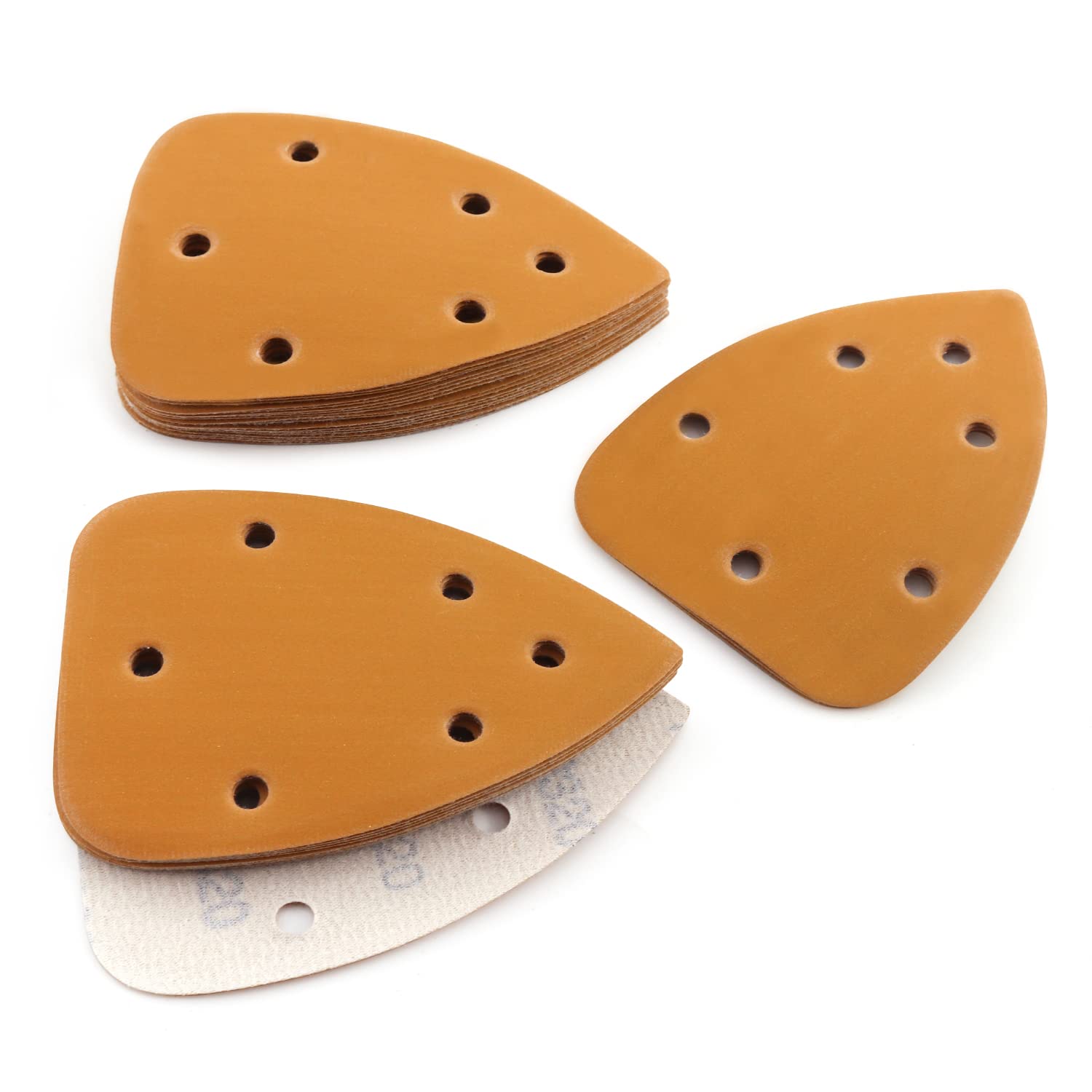 BRAND, CATEGORY, DETAIL SANDER PAPER, MAXMAN, MAXMAN Mouse Detail Sander Sandpaper, 40 Grit Mouse Sanding Pads, 6 Hole Aluminum Oxide Mouse Sandpaper, Sandpaper Assortment, Mouse Sander Sandpaper, Palm Sander Sandpaper, 40 PCS