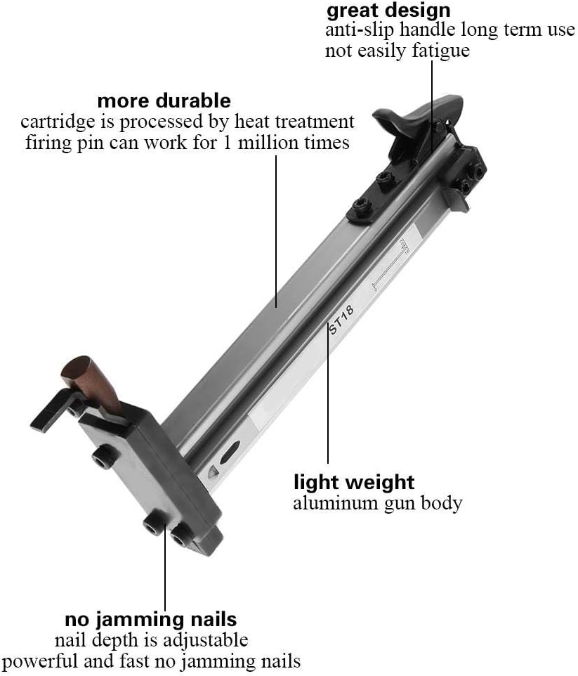 BRAD NAILERS, BRAND, CATEGORY, HILITAND, Manual Nailer Nail Gun Special Woodworking Nailing Tool for Furniture, Flooring