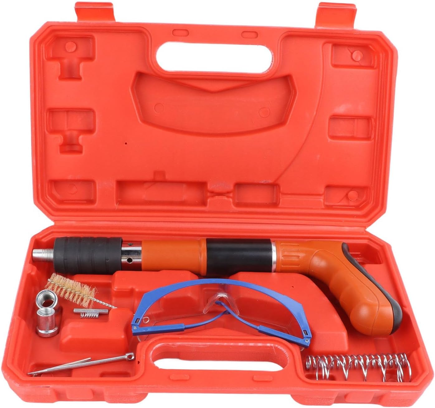 BRAND, CATEGORY, HILITAND, MASONRY NAILS, Manual Steel Nails Gun Tool, Adjustable Concrete Nail Gun, Mini Portable Nail Shooting Machine Kit for Cement Wall, Household Woodworking