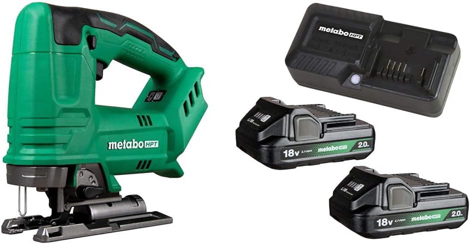 BRAND, CATEGORY, JIG SAWS, METABO HPT, Metabo HPT 18V Jig Saw (Tool Only) w/Cordless Pin Nailer Kit