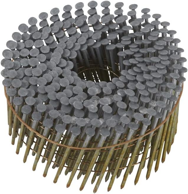 BRAND, CATEGORY, METABO HPT, SIDING NAILS, Metabo HPT Siding Nails | 2-Inch x 0.092-Inch Collated Wire Coil | Full Round-Head | Smooth Shank | Hot-Dipped Galvanized | 3600 Count | 13364HPT