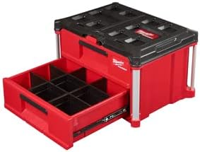 BRAND, CATEGORY, MILWAUKEE, TOOL BOXES, Milwauke Milwaukee Packout 2-Drawer Tool Box