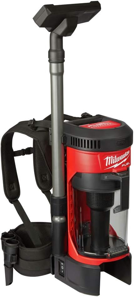 BRAND, CANISTER VACUUMS, CATEGORY, MILWAUKEE, MILWAUKEE, Milwaukee 0885-20 M18 FUEL 3-in-1 Backpack Vacuum (Tool Only)