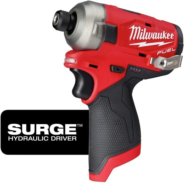 BRAND, CATEGORY, IMPACT WRENCHES, MILWAUKEE, Milwaukee 2551-20 M12 FUEL SURGE Compact Lithium-Ion 1/4 in. Cordless Hex Hydraulic Driver (Tool Only)