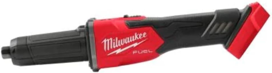 BRAND, CATEGORY, DIE GRINDERS, MILWAUKEE, Milwaukee 2939-20 18V Cordless 1/4" Braking Die Grinder Slide Switch (Tool Only), Chrome