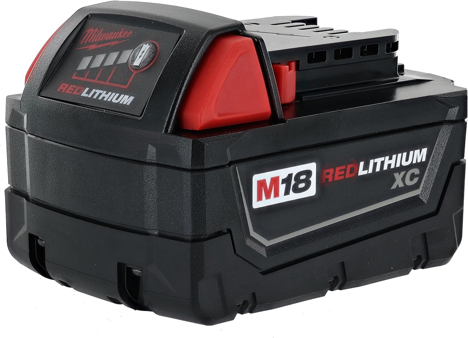 BATTERY PACKS, BRAND, CATEGORY, MILWAUKEE, Milwaukee 48-11-1828 Genuine OEM M18 3 Amp Hour 18V Lithium Ion XC Extended Capacity Battery with Redlink Intelligence and Extreme Weather Performance