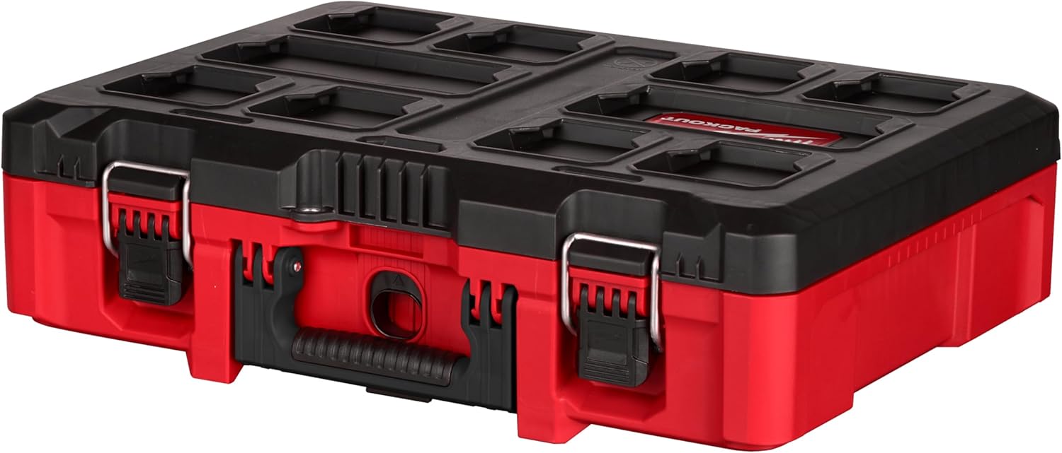 BRAND, CATEGORY, MILWAUKEE, TOOL BOXES, Milwaukee 48-22-8450 PACKOUT Tool Case with Foam Customizable Insert