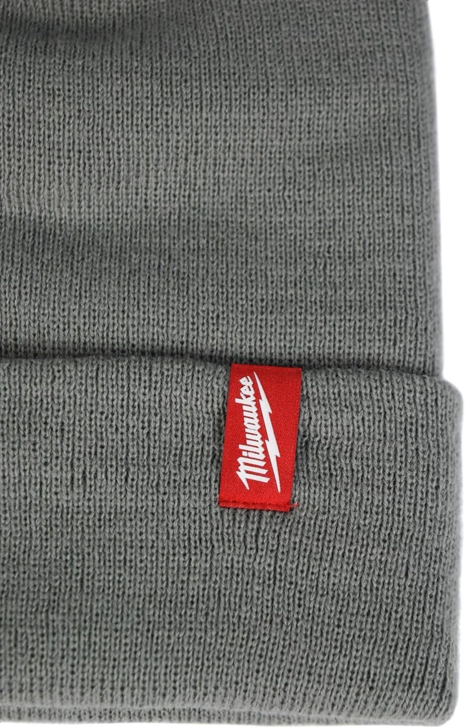 BRAND, CATEGORY, MILWAUKEE, SKULLIES & BEANIES, Milwaukee 506G Men's Gray Acrylic Cuffed Beanie Hat