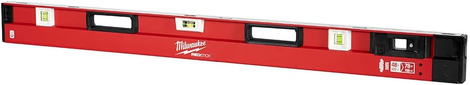 BRAND, CATEGORY, LEVELS, MILWAUKEE, Milwaukee MLXPM78 48" - 78" REDSTICK Magnetic Expandable Level