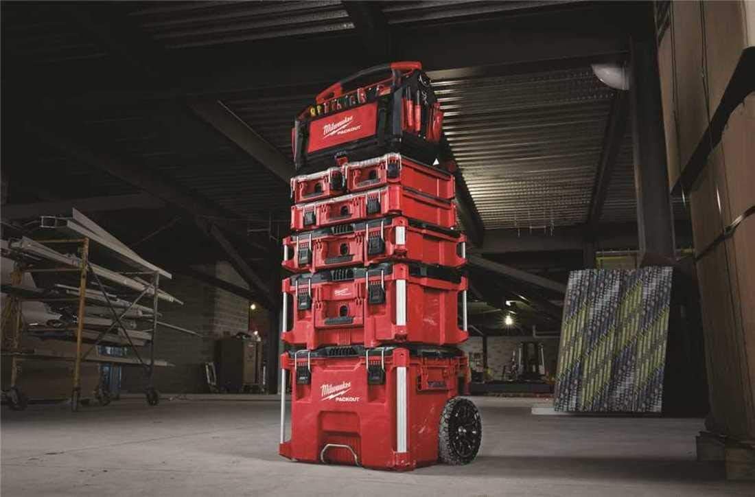 BRAND, CATEGORY, MILWAUKEE, TOOL BOXES, Milwaukee PACKOUT 22" Large Tool Box Red/Black Accessories