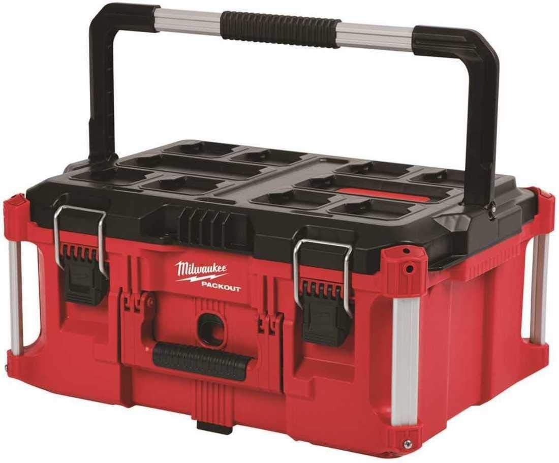 BRAND, CATEGORY, MILWAUKEE, TOOL BOXES, Milwaukee PACKOUT 22" Large Tool Box Red/Black Accessories