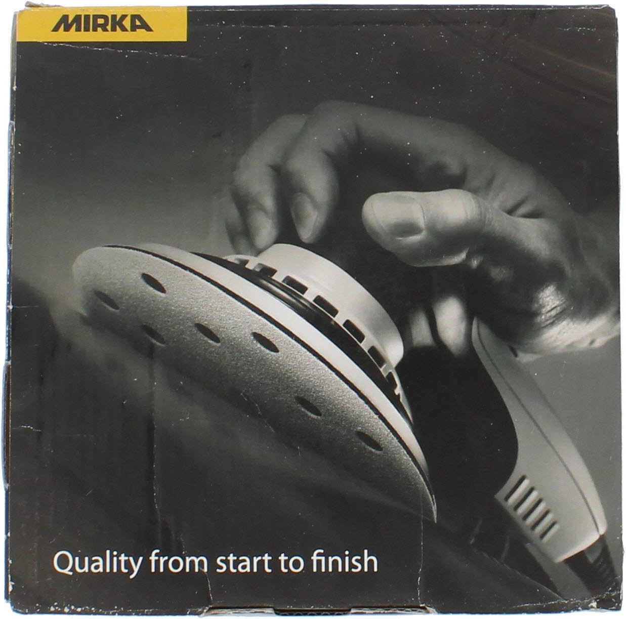 BRAND, CATEGORY, HOOK & LOOP DISCS, MIRKA, Mirka 23-624-100 6" 6-Hole 100 Grit Dustless Hook & Loop Sanding Discs - 50 Pack