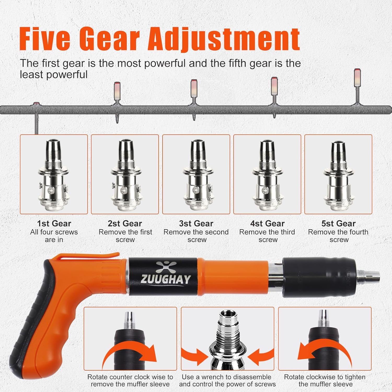 BRAND, CATEGORY, STAPLERS & TACKERS, ZUUGHAY, Nail Wall Fastening Tool for Cement Wall, Manual Steel Nails Gun Tool, Concrete Nail Gun, Mini Portable Nail Shooting Machine with 50 Nails, Household Woodworking,Orange