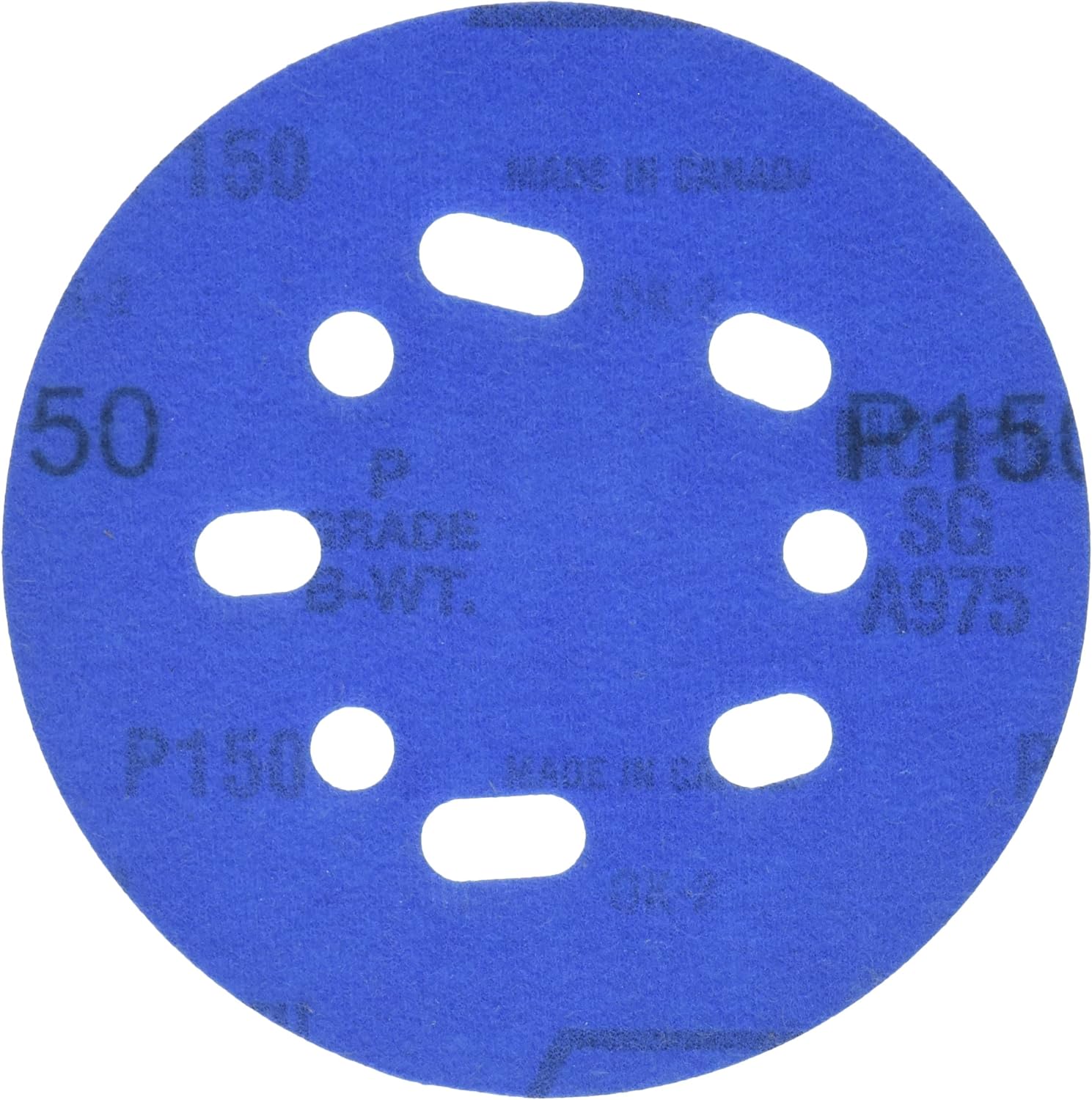 BRAND, CATEGORY, HOOK & LOOP DISCS, NORTON, Norton 04036 ProSand Disc, 5", Blue, 50 Each Set