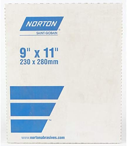 BRAND, CATEGORY, NORTON, SANDING SHEETS, Norton 07660702624 320-grit 3X High Performance Bulk Sandpaper, 9"x11" (Pack of 100)