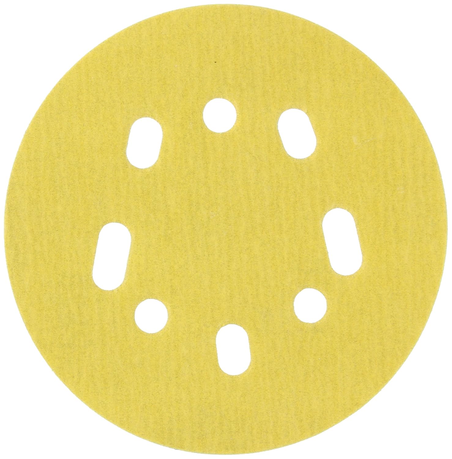 BRAND, CATEGORY, HOOK & LOOP DISCS, NORTON, Norton 07660704056 Hook and Sand Universal Vac Hole Abrasive Disc with Hook and Loop Attachment, Paper Backing, Aluminum Oxide, 5 and 8 Holes, 5" Diameter, Grit P320 Extra Fine (Pack of 25)