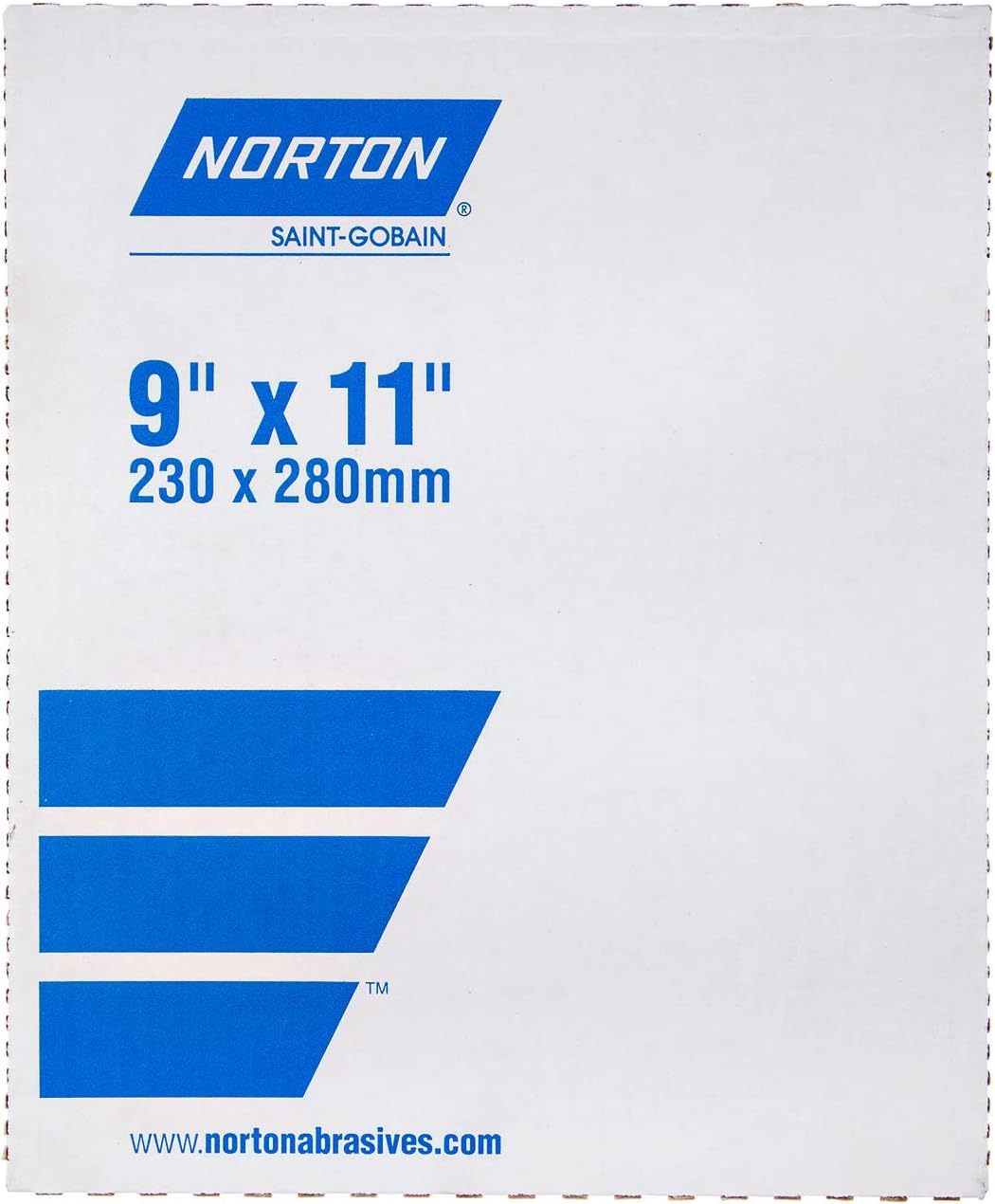 BRAND, CATEGORY, NORTON, SANDING SHEETS, Norton 66261139389 9x11" Black Ice T214 Aluminum Oxide Waterproof Paper Sanding Sheets, 220 Grit, 50 pack