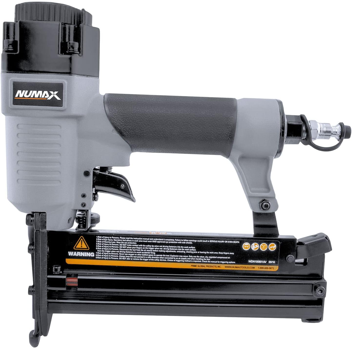 BRAD NAILERS, BRAND, CATEGORY, NUMAX, NuMax S2118GWN Pneumatic 2-in-1 18-Gauge Brad Nailer and Stapler with Fasteners (4000 count)