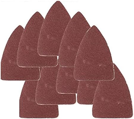 BOBCAT BLADE, BRAND, CATEGORY, SANDING SHEETS, Pack 25 Sandpaper 120 Grits Sand Paper Finger Detail w/ Oscillating Multi Tool Saw Blades for Fein Multimaster Bosch Multi-x Craftsman Nextec Dremel Multi-max Ridgid Dremel Chicago