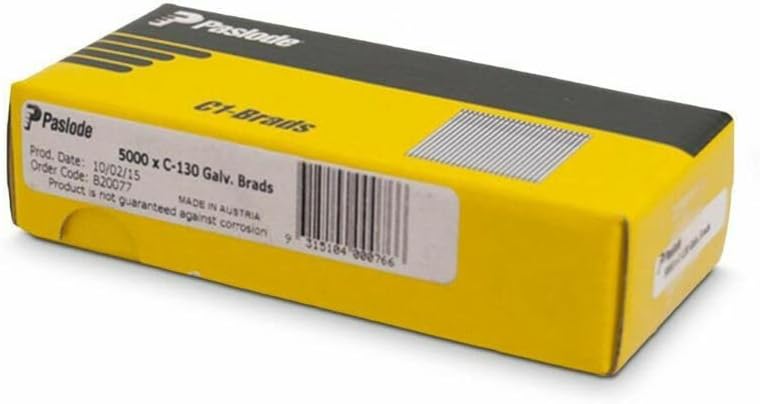 BRAD NAILS, BRAND, CATEGORY, PASLODE, Paslode 30mm 18 Gauge C1 Series Galvanised Brad Nails 5000 Pieces Pack