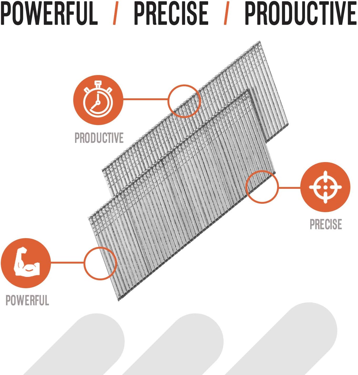 BRAND, CATEGORY, FINISH NAILS, PASLODE, Paslode, Finishing Nail, 650231, 20 Degree Angled Galvanized, 16 Gauge, 2,000 per Box, 1 1/2 inch