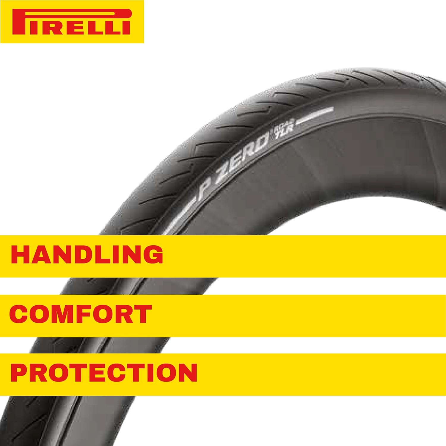 BRAND, CATEGORY, PIRELLI, TIRES, Pirelli P Zero Road 26-622 (700 x 26c) Performance Bike Tire - All-Round Tire with EVO Compound - TechLiner Carcass for Optimal Pressure, Speed, Comfort, and Protection