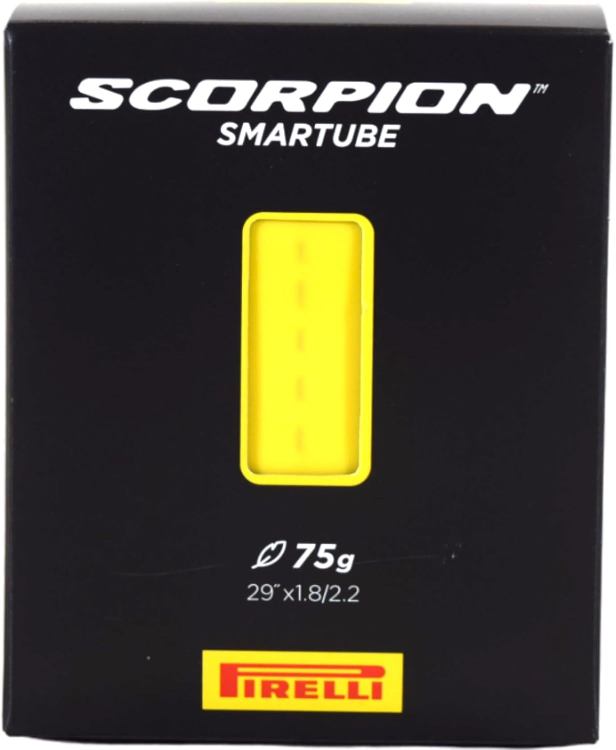 BRAND, CATEGORY, PIRELLI, TUBES, Pirelli Scorpion SmarTUBE Yellow, 29x1.8-2.2, 42mm Valve