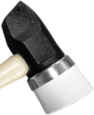 BRAND, CATEGORY, MALLETS, POWERNAIL, Powernail 5MI Iron White Capped Rubber Mallet for Flooring Nailers & Staplers (4 lbs)