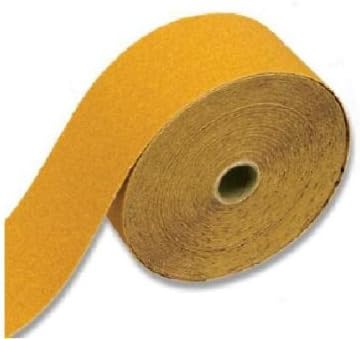 BRAND, CATEGORY, KAREBAC, PSA DISCS, RHS180 180 Grit 2-3/4-Inch Gold PSA Rolls Stearated Aluminum Oxide, 2-3/4-Inch x 25 Meters