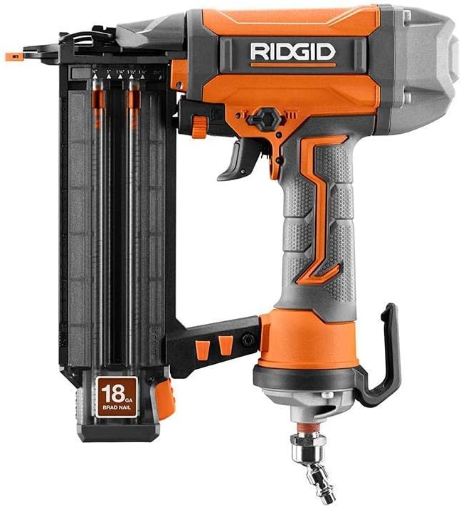 BRAD NAILERS, BRAND, CATEGORY, RENEWED, RIDGID 18-Gauge 2-1/8 in. Brad Nailer with CLEAN DRIVE Technology (Renewed)