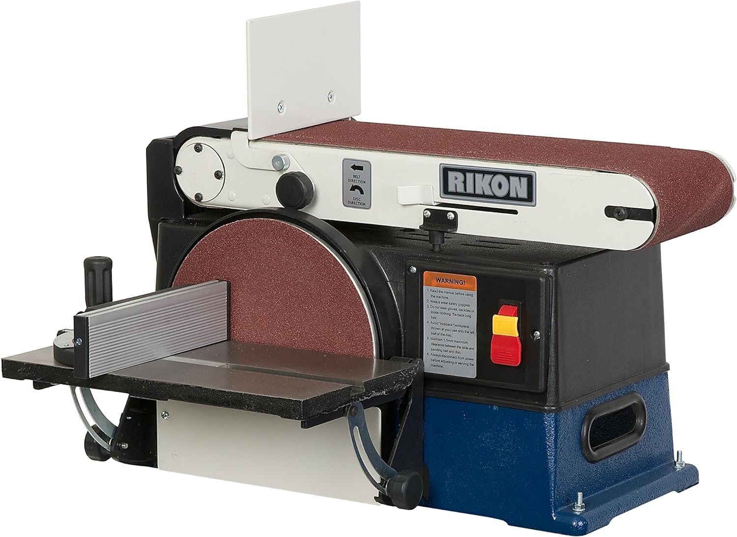 BRAND, CATEGORY, COMBINATION DISC & BELT SANDERS, RIKON POWER TOOLS, RIKON 50-120 6-by-48-Inch Belt 10-Inch Disc Sander