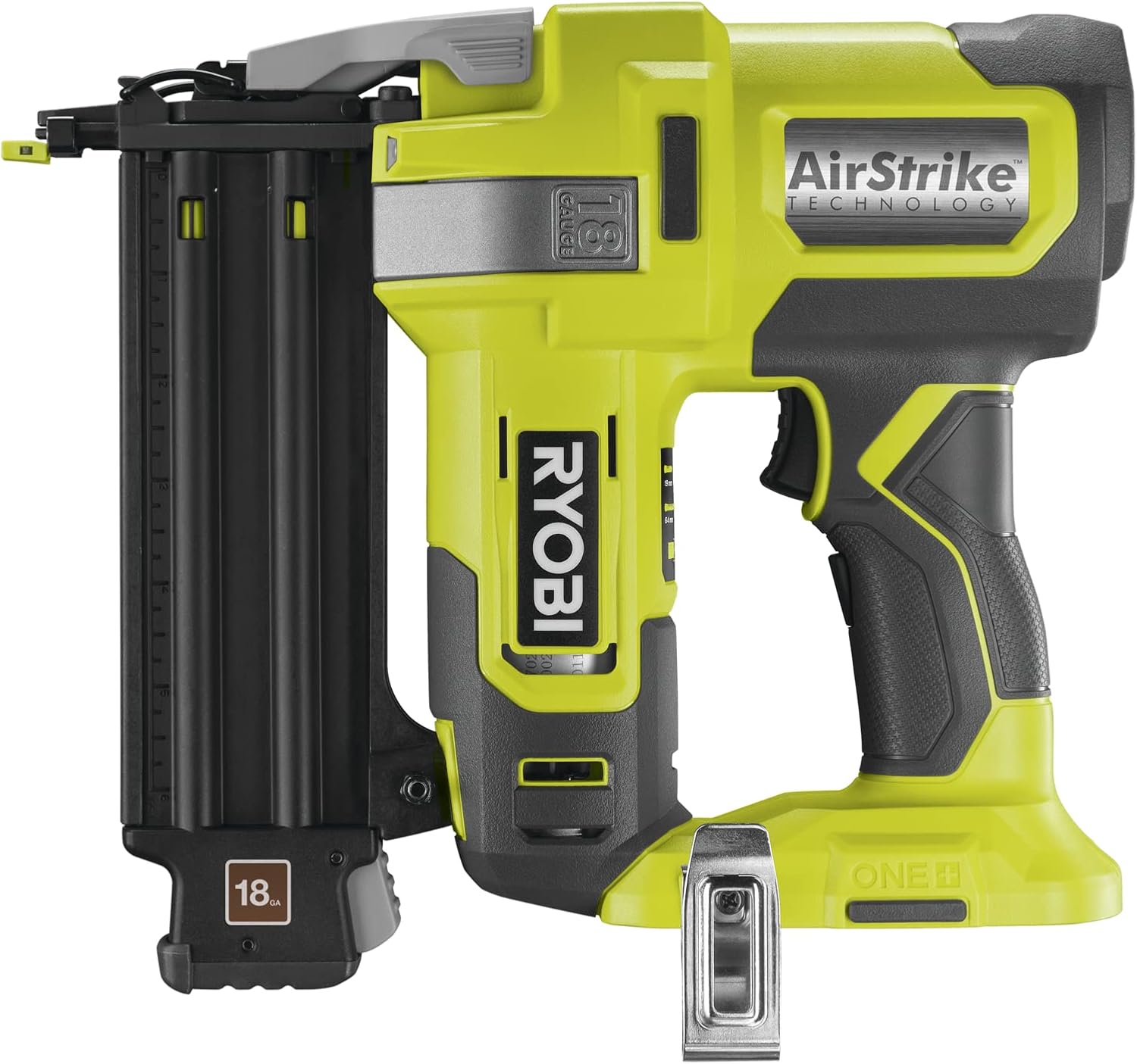 BRAD NAILERS, BRAND, CATEGORY, RYOBI, RYOBI - 18G ONE+ 18G Compressed Air Nailer for Pulling Nails from 15 to 50 mm Without Compressor or Gas Cartridge - Release System (Battery and Charger not Included) - R18GN18-0