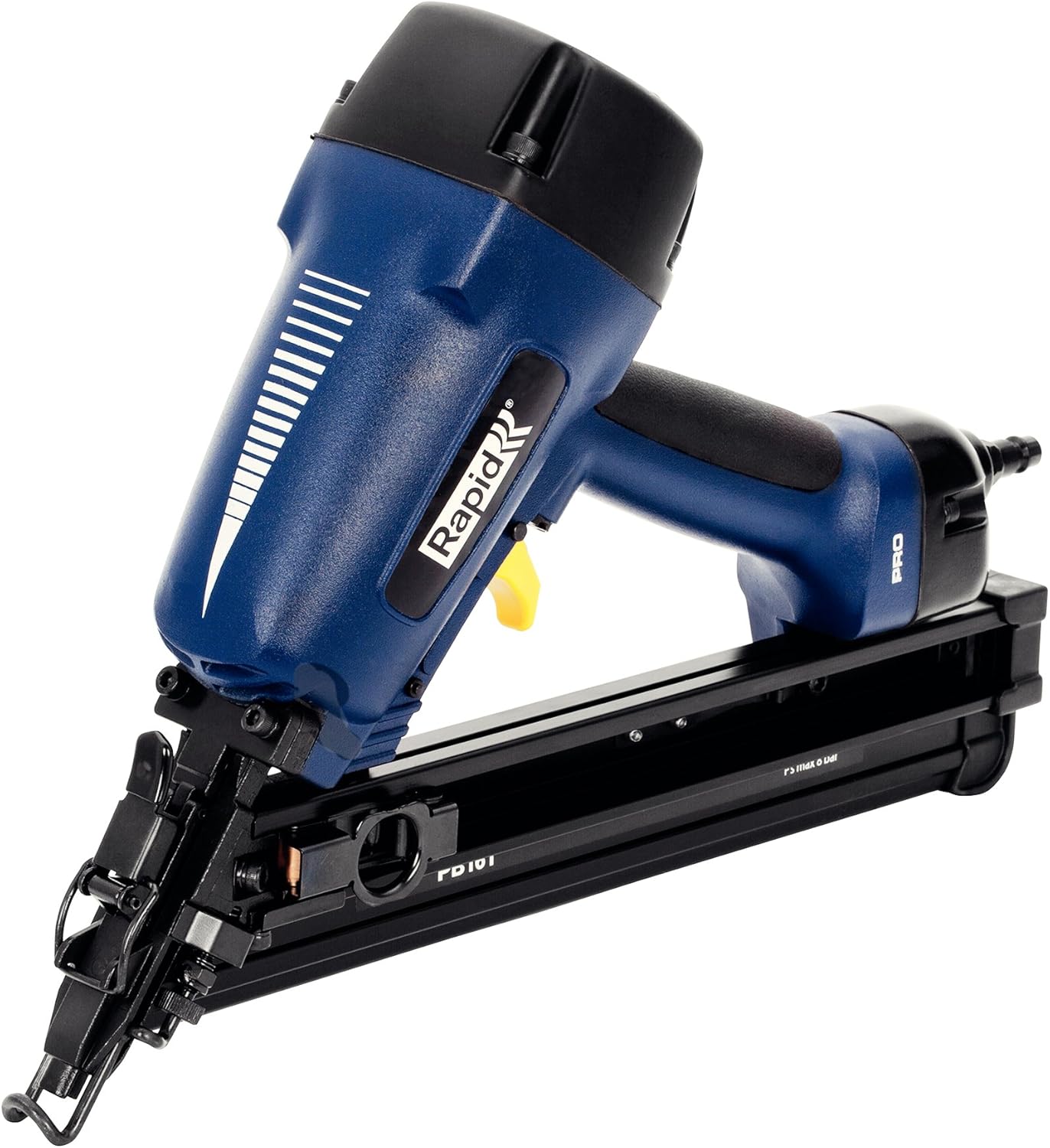 BRAD NAILERS, BRAND, CATEGORY, RAPID, Rapid PRO PB161 Pneumatic Nailer for No. 32 Brads, with Comfort Grip, Quick Reload, Adjustable Depth-of-Drive, Includes Carry Case and 300 Brads (5000104), Blue