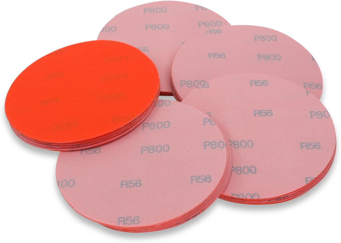 BRAND, CATEGORY, FINTECH ABRASIVES, HOOK & LOOP DISCS, 5 Inch 800 Grit Hook and Loop Wet/Dry Auto Body Film Sanding Discs, 50 Pack_AB