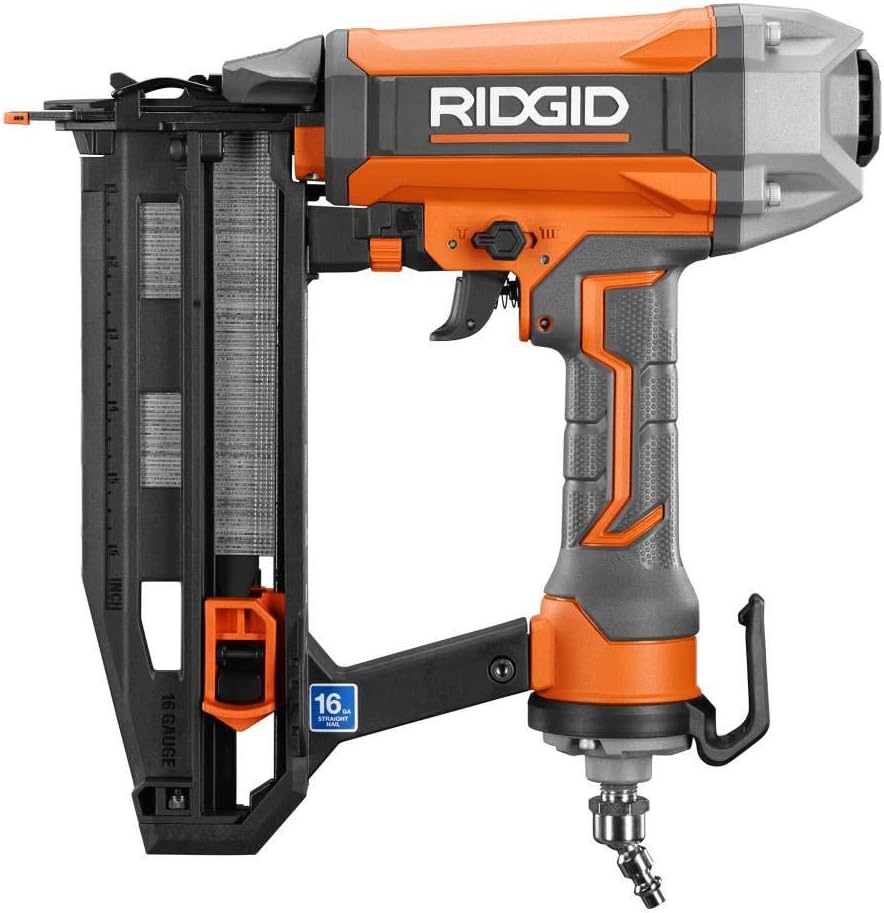 BRAND, CATEGORY, FINISH NAILERS, RIDGID, Ridgid 16-Gauge 2-1/2 in. Straight Finish Nailer - (Bulk Packaged)