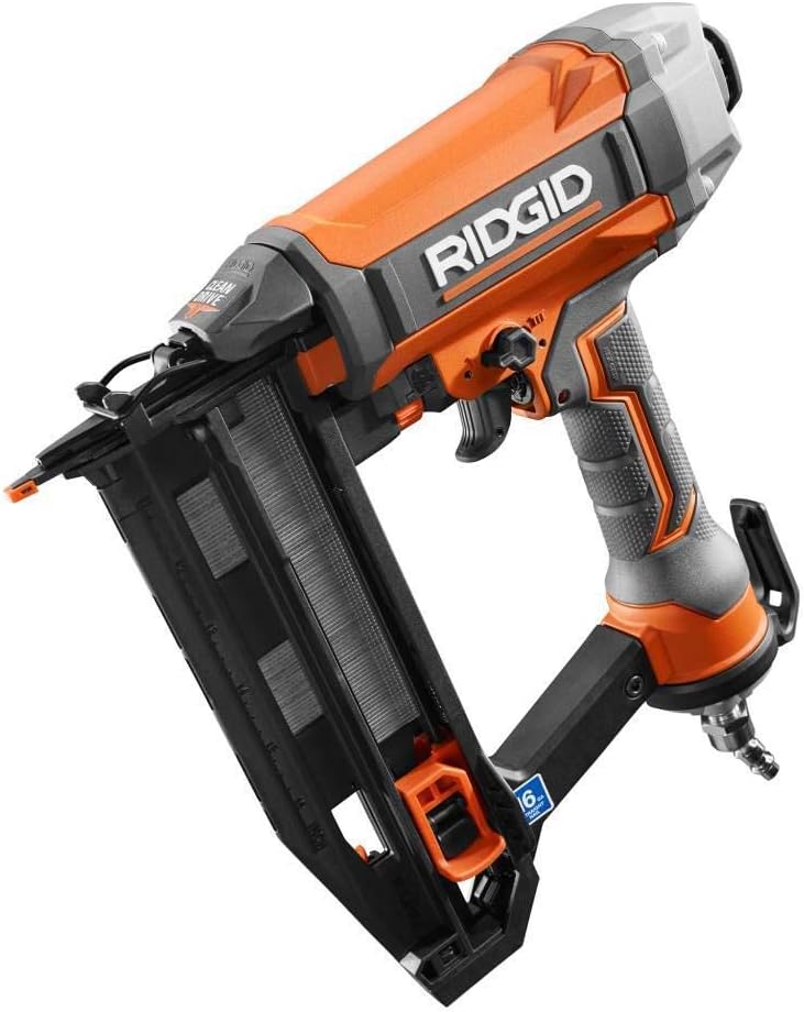 BRAND, CATEGORY, FINISH NAILERS, RENEWED, Ridgid 16-Gauge 2-1/2 in. Straight Finish Nailer - (Bulk Packaged) (Renewed)