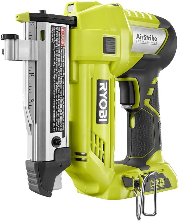 BRAND, CATEGORY, FINISH NAILERS, RENEWED, Ryobi One+ 18v Volt Air Strike 23 Gauge Cordless Pin Nailer P318 (Renewed)