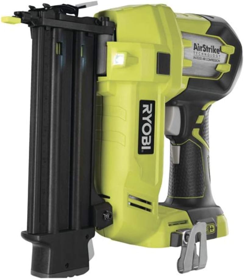 BRAD NAILERS, BRAND, CATEGORY, RYOBI, Ryobi R18GN18-0 18V ONE Plus 18 Gauge Nailer Bare Tool One Size Hyper Green