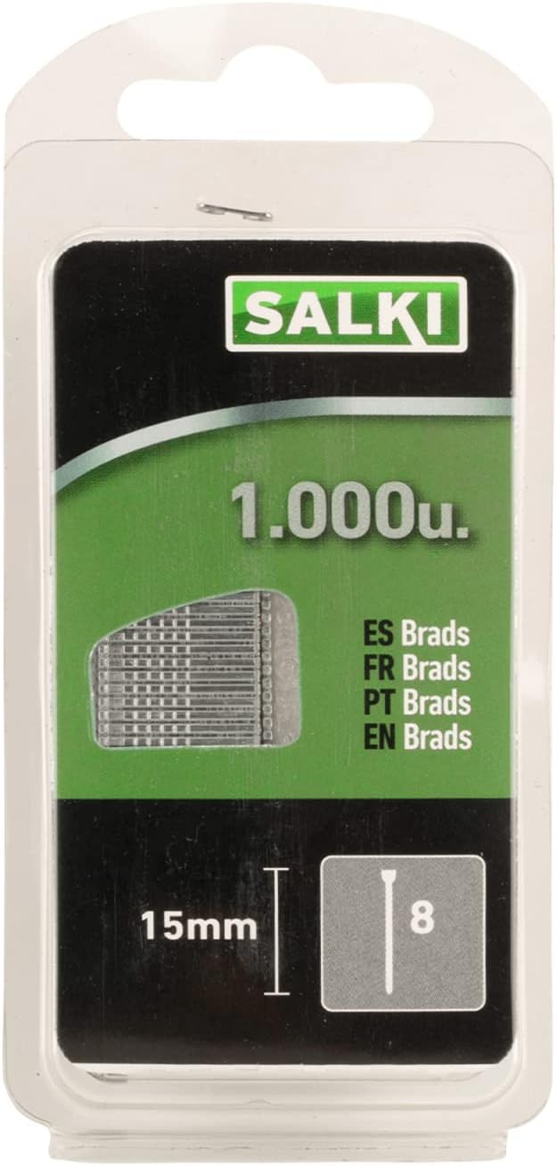 BRAD NAILS, BRAND, CATEGORY, SALKI, Salki 86800815 Brad 8/15 mm for Mounting and Marking