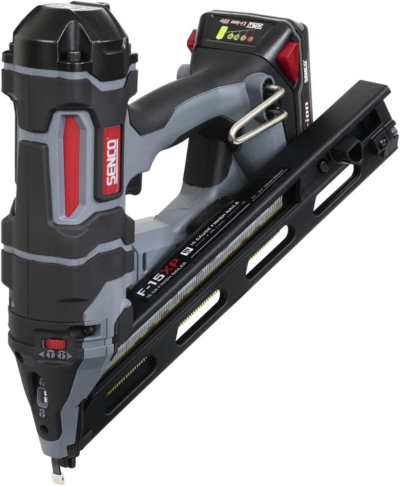 BRAND, CATEGORY, FINISH NAILERS, SENCO, Senco 10L0001N Fusion F-15XP 18V Lithium-Ion 2-1/2 in. Cordless 15 ga. Finish Nailer (1.5 Ah)