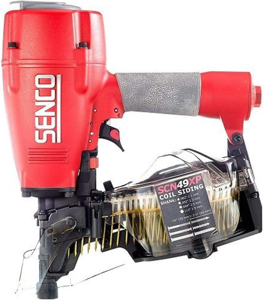 BRAND, CATEGORY, FRAMING NAILERS, SENCO, Senco Brands 5J0001N Air Framing Nailer, 15 Deg, Wire/Plastic, gray and black