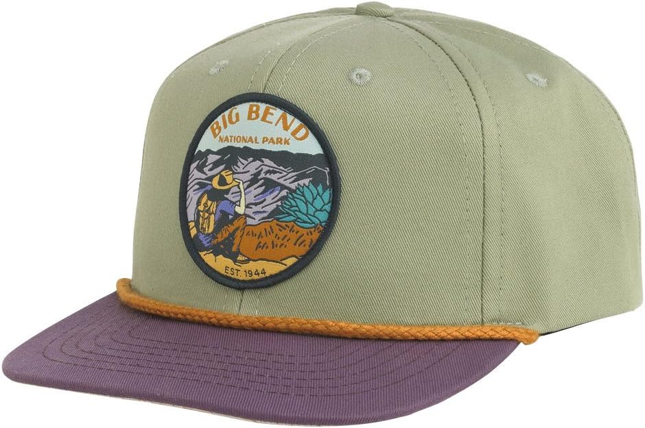 BASEBALL CAPS, BRAND, CATEGORY, SENDERO, Sendero Provisions Co. Big Bend National Park Rope Hat Sage/Lilac Adjustable Snapback Outdoor Cap