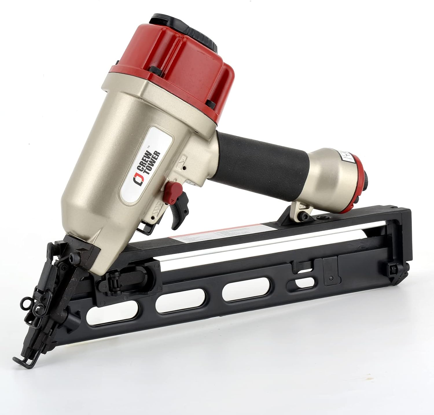 BRAND, CATEGORY, CREWTOWER, FINISH NAILERS, T64 16 Gauge, 1" to 2-1/2" Straight Finish Nailer Pneumatic Finishing Nail Gun for Molding, Baseboard, Trim and Finishing, Air-powered