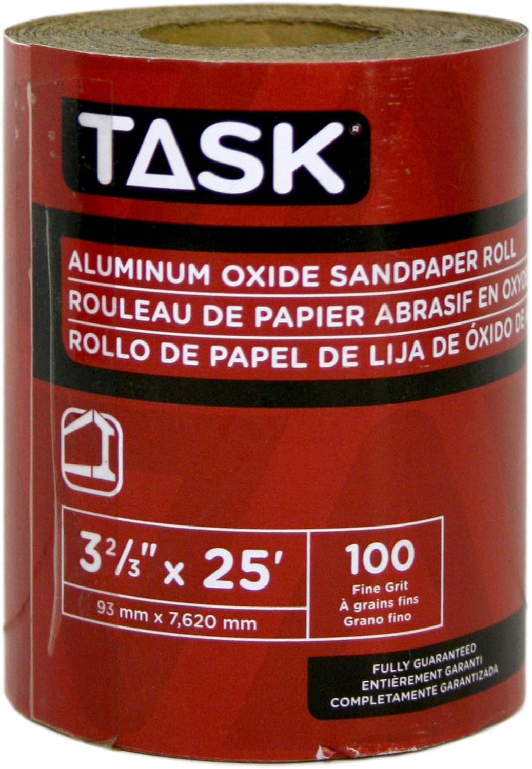 BRAND, CATEGORY, SANDING SHEETS, TASK, Task T32305 3-2/3-Inch by 25 Feet Aluminum Oxide Sandpaper Roll, 60 Grit