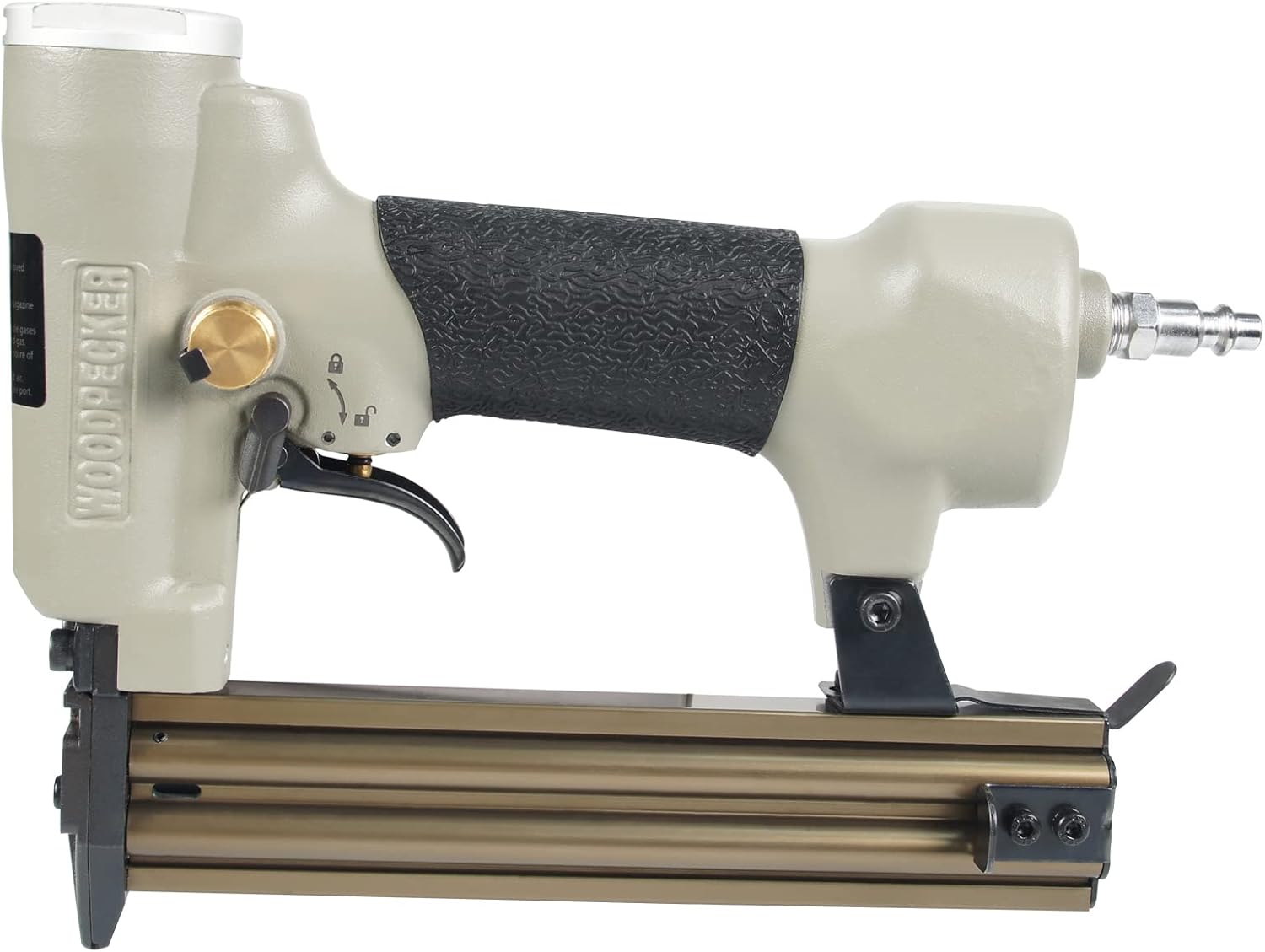 BRAD NAILERS, BRAND, CATEGORY, KAMSIN, Woodpecker F30S Pneumatic 18 Gauge Brad Nailer 3/8-Inch to 1-3/16-Inch (10-30mm) Length Air Power Continuous Firing Brad Nail Gun Safety Finish Nail Gun for Woodworking Crafts