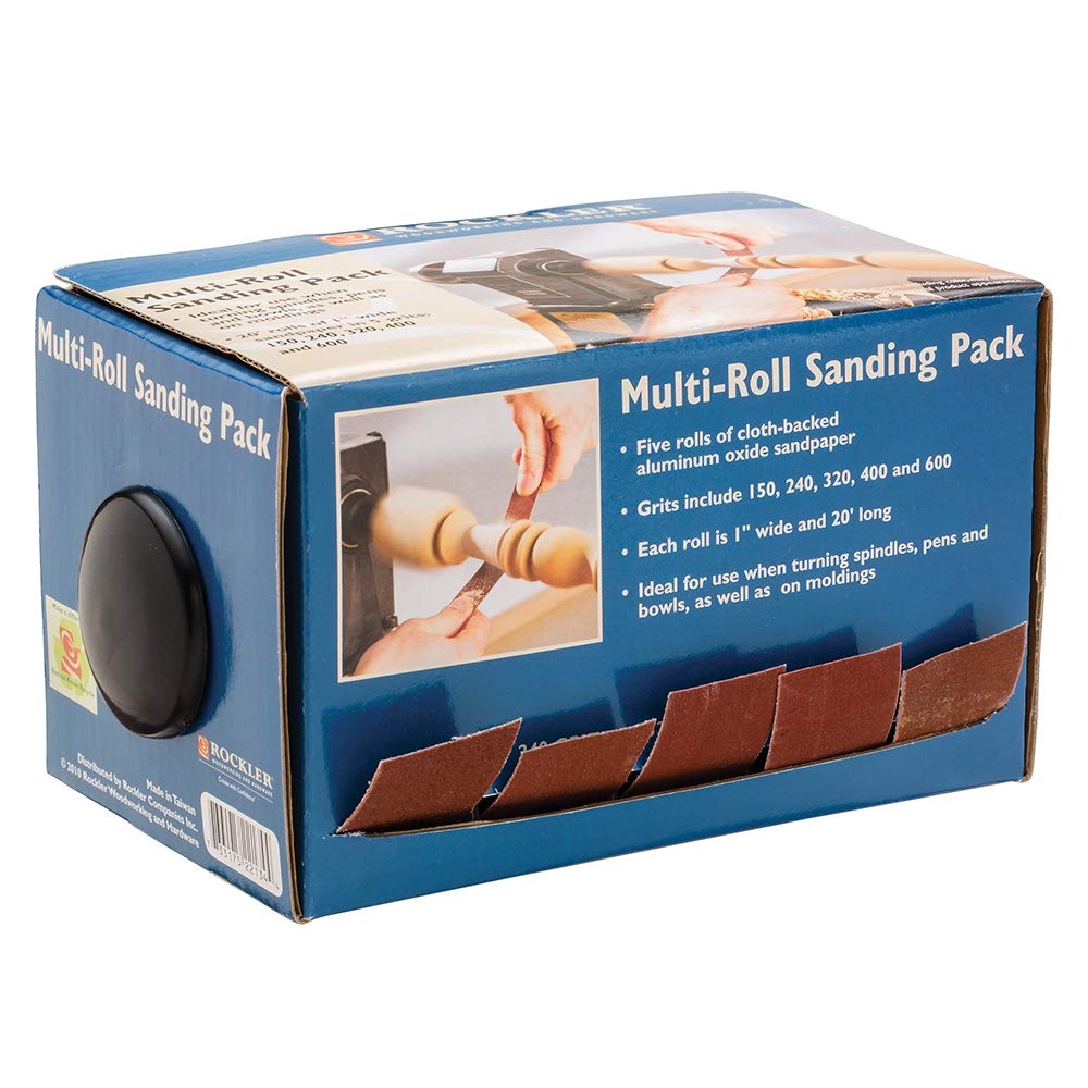 BRAND, CATEGORY, ROCKLER, SANDING SHEETS, Woodturner ins Multi-Roll Sanding Pack