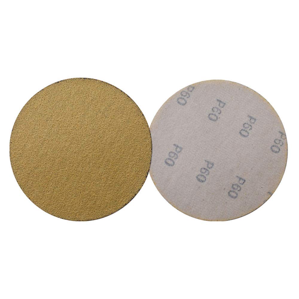 BRAND, CATEGORY, FINDMALL, HOOK & LOOP DISCS, findmall Hook Loop Pads Sanding Disc 5-Inch NO-Hole 100Pcs Aluminum Oxide Round Flocking Sandpaper for Sanding Grinder Polishing Accessories (60 80 120 180 240 320) Grit (180grit)